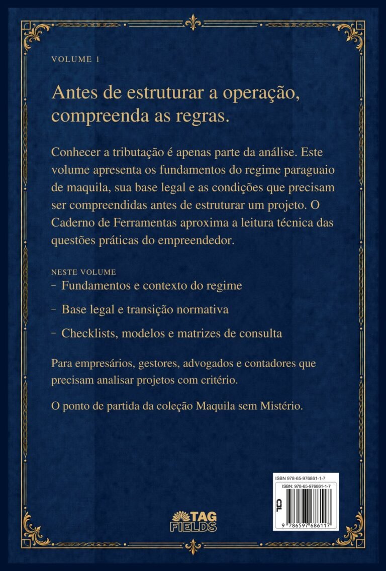Contracapa da Edição de Colecionador em português — Volume 1