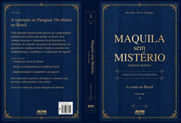 Capa aberta (contracapa, lombada e capa) da Edição de Colecionador em português — Volume 3