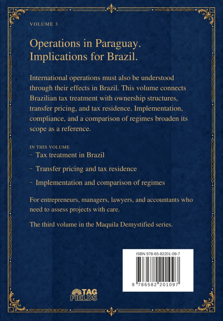 Back cover of Maquila Demystified, Volume 3, paperback